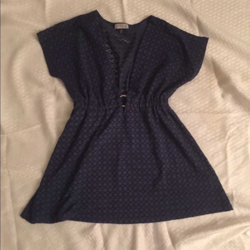 Navy blue swim cover